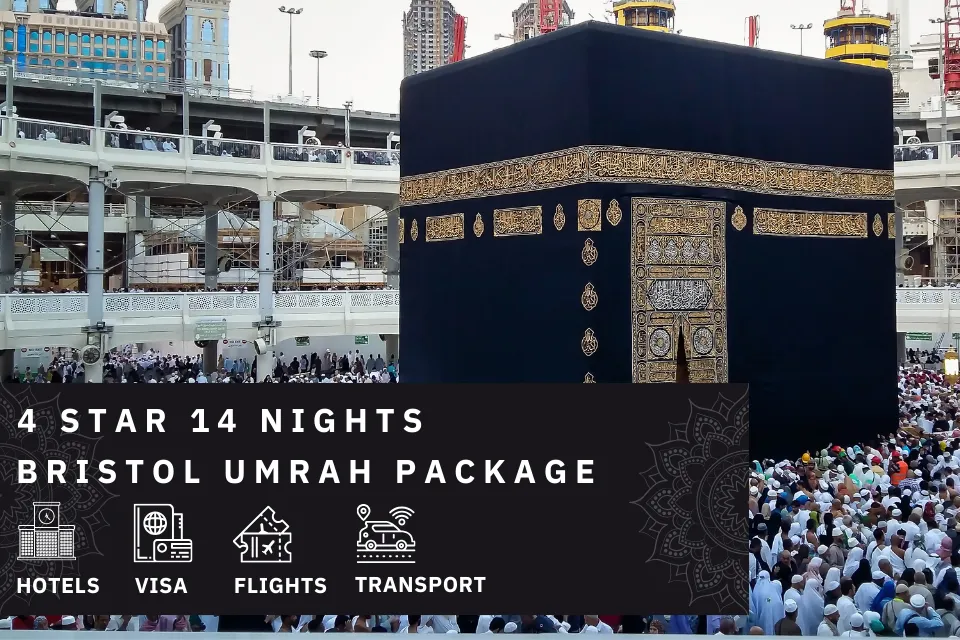 14 Nights 4 Star Bristol Umrah Package