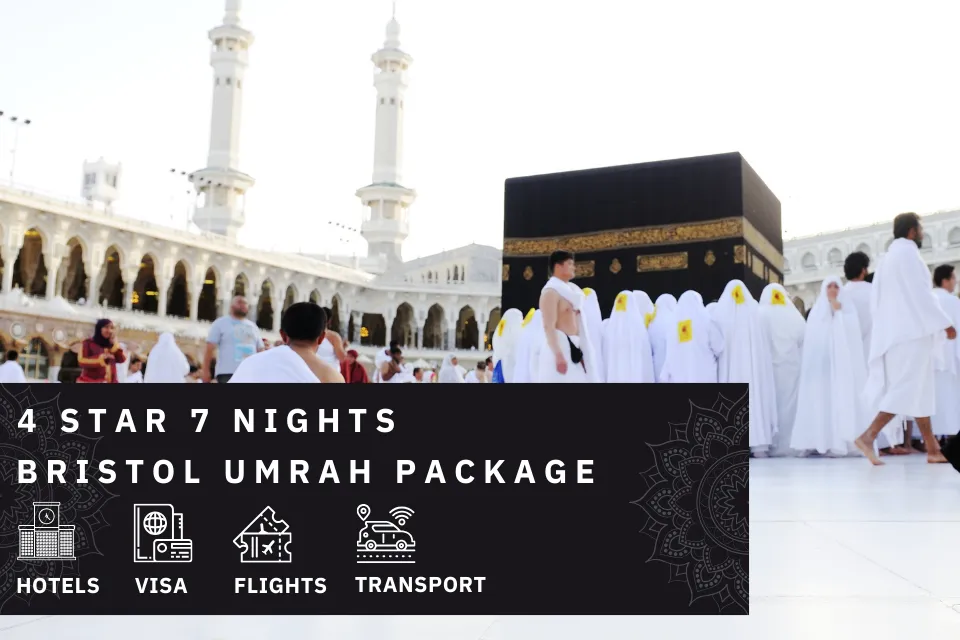 7 Nights 4 Star Bristol Umrah Package